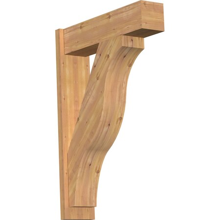 Funston Block Smooth Outlooker, Western Red Cedar, 7 1/2W X 28D X 40H